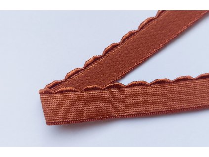 Světle hnědá pikotová pruženka