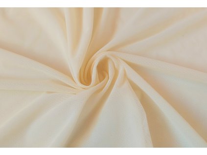 Elastický tyl ve světle žluté barvě