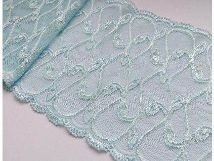 Krajka jemná modrá