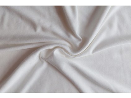 Bavlněný úplet – smetanový