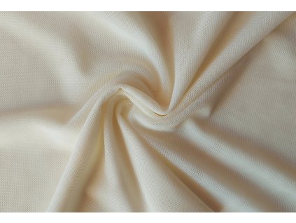 Elastický tyl ve světle žluté barvě