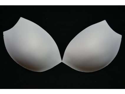 Bílé košíčky do podprsenky