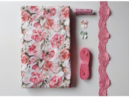 Set na kalhotky s růžemi