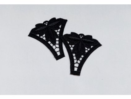 Černá aplikace s vážkou