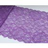 Fialová krajka s květinovým motivem