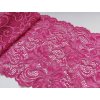 Pružná krajka růžová - šíře 180mm