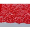 Jemná červená krajka