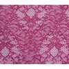 Tmavě růžová krajka s barokním motivem
