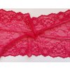 Jemná malinová krajka