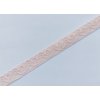 Světle růžová lemovací krajka