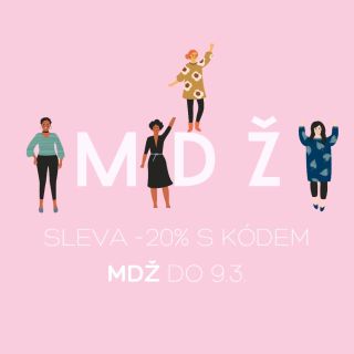 🌸 Speciální nabídka k MDŽ! 🌸 Do 9. 3. můžete při objednávce nad 200 Kč využít slevový kód MDŽ a získat -20 % na svůj...