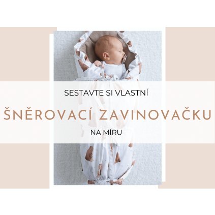 Zavinovačka šněrovací na 3 vázání na  míru  Ušijte si svou zavinovačku na míru