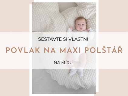 Náhradní povlak na válecí polštář  Ušijte si svůj náhradní povlak na válecí polštář