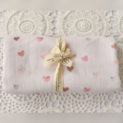 Mušelínová plena Srdíčka