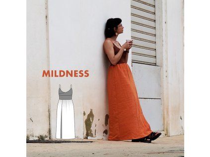 MILDNESS strih damske maxi saty
