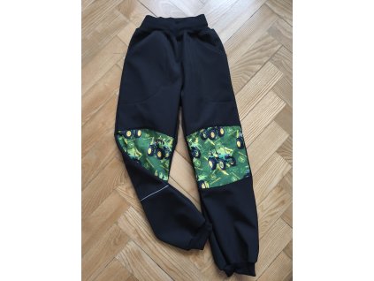 Softshellové kalhoty s fleecem chlapecké, velikost 104/110