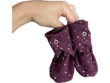 Capáčky puntíky vel. 0-2M, bez zateplení