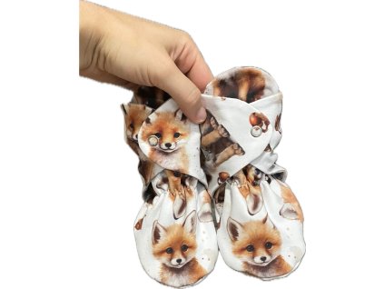 Capáčky lišky vel. 12-24M, bez zateplení