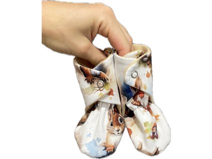 Capáčky veverky vel. 0-2M, bez zateplení