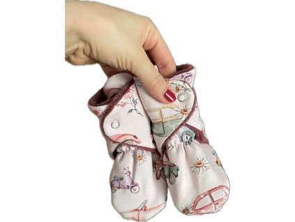 Capáčky auta, silné zateplení