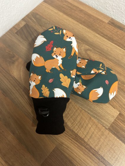 Softshellové rukavice - lištičky