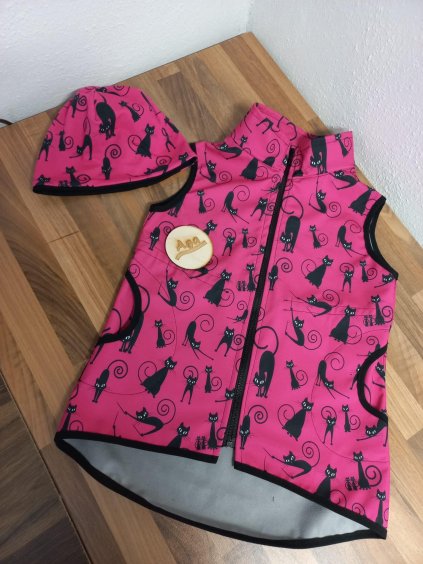 Softshell vesta - kočky