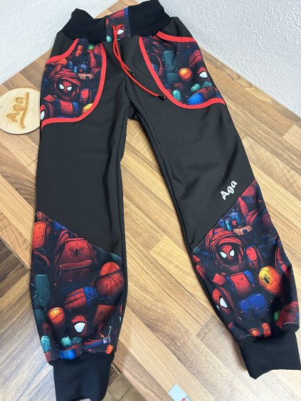Softshell kalhoty spider school - FLEECE