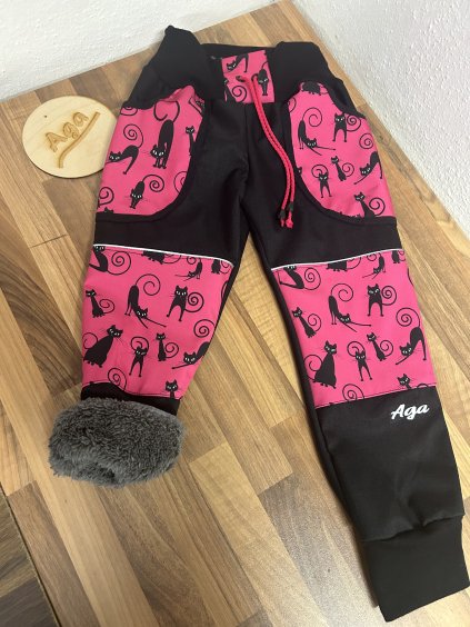 Softshell kalhoty  kočky - BERÁNEK