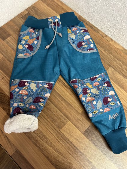 Softshell kalhoty ježečci - BERÁNEK