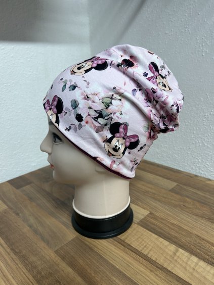 Čepice a nákrčník květinový myšák