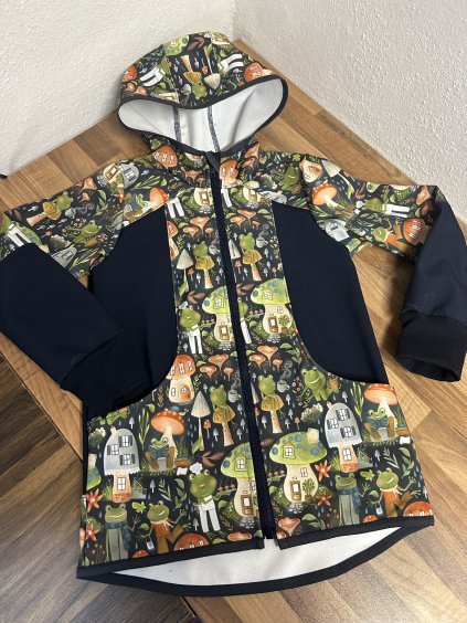 Softshell bunda žabky FLEECE
