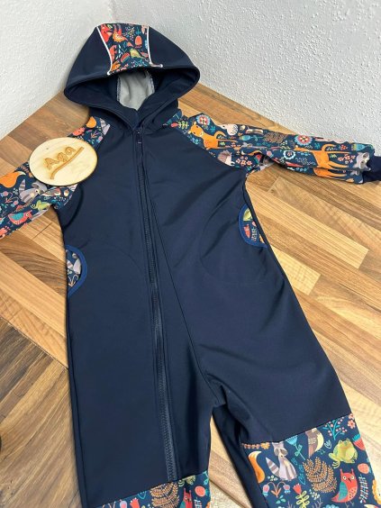 Softshell lesní zvířátka - FLEECE