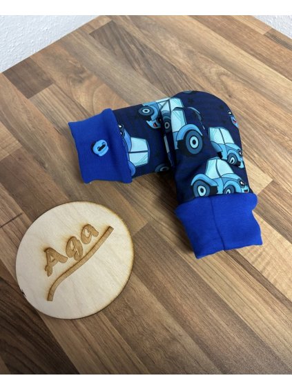 Softshellové rukavice - vysnátá auta