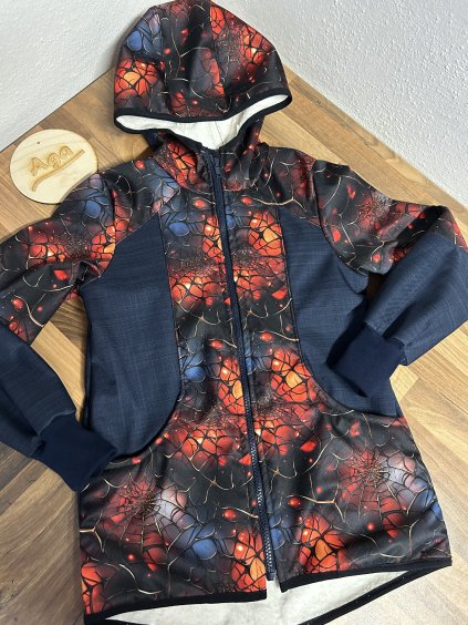 Softshell bunda pavučina BERÁNEK