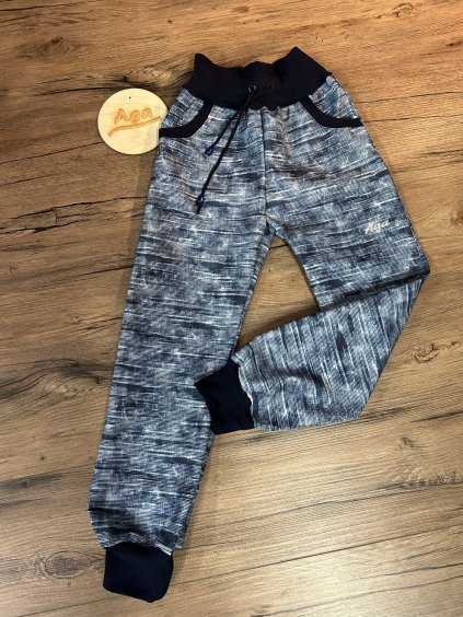 Softshell kalhoty jeans- FLEECE