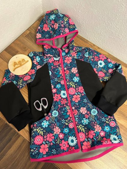 Softshell bunda letní louka FLEECE