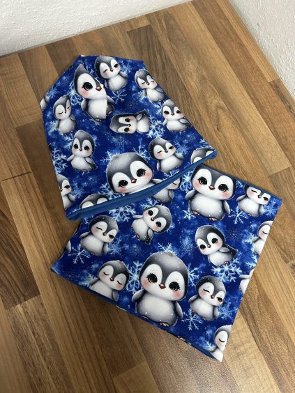 Čepice a nákrčník tučňák