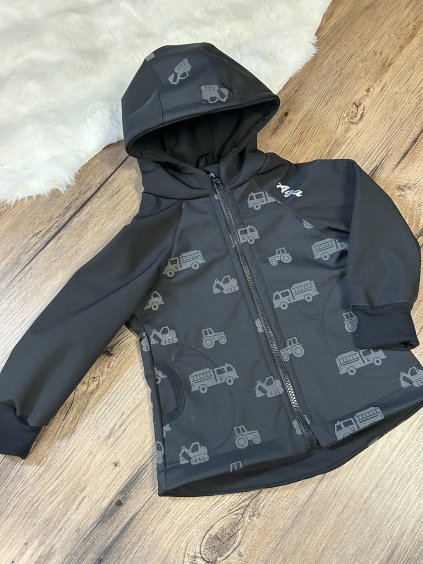 Softshell bunda reflexní auta FLEECE