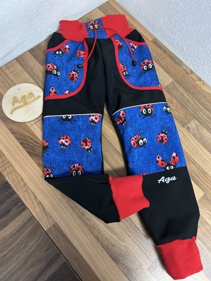 Softshell kalhoty okaté berušky- FLEECE