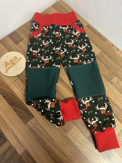 Tepláky - sobík vel. 98 softshellová kolena