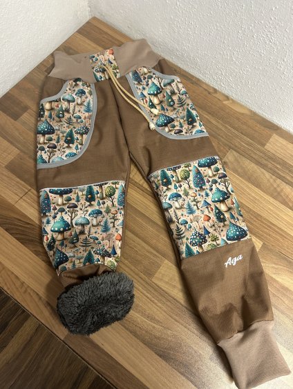 Softshell kalhoty kouzelné hobičky - BERÁNEK