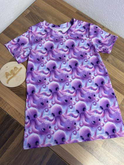 Tričko - růžové chobotničky