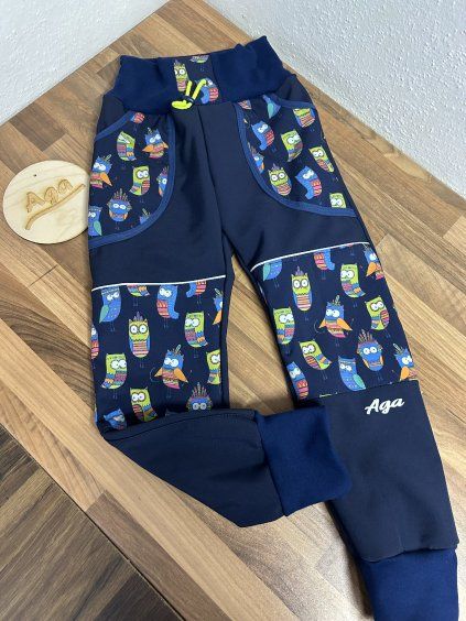 Softshell kalhoty papoušci- FLEECE