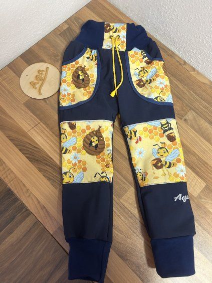 Softshell kalhoty včelky- FLEECE