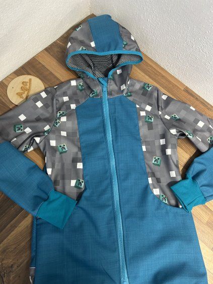 Softshell bunda mine. kostka na tyrkys - JARNÍ