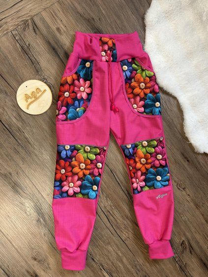 Softshell kalhoty minecraft panáček - JARNÍ