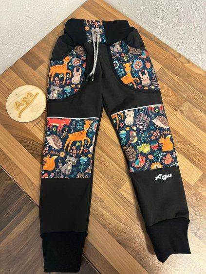 Softshell kalhoty zvířátka - LETNÍ