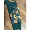 Softshell kalhoty lišky se zelenou - FLEECE
