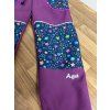 Softshell kalhoty hvězdičky s fialovou - FLEECE