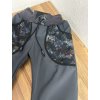 Softshell kalhoty dino obrazce - FLEECE
